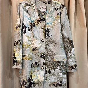 Etro Milano Floral Patterned Women's Long Jacket